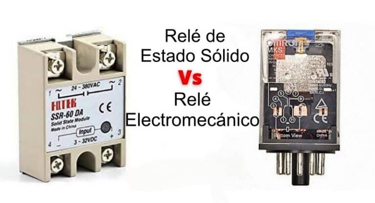 Diferencias entre relés de estado sólido y electromecánicos. Ventajas, desventajas.